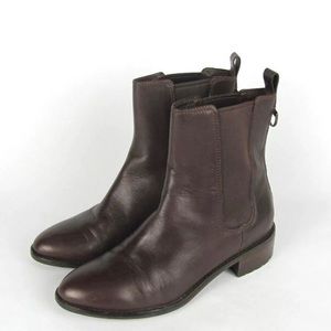 Cole Hann Brown Chelsea Boots With Nike Air Soles